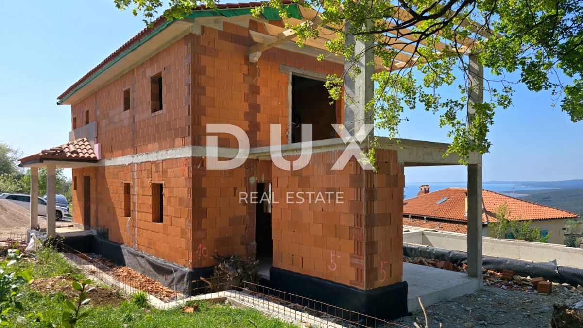 ISTRIA, RABAC - Casa mediterranea con piscina e vista panoramica sul mare