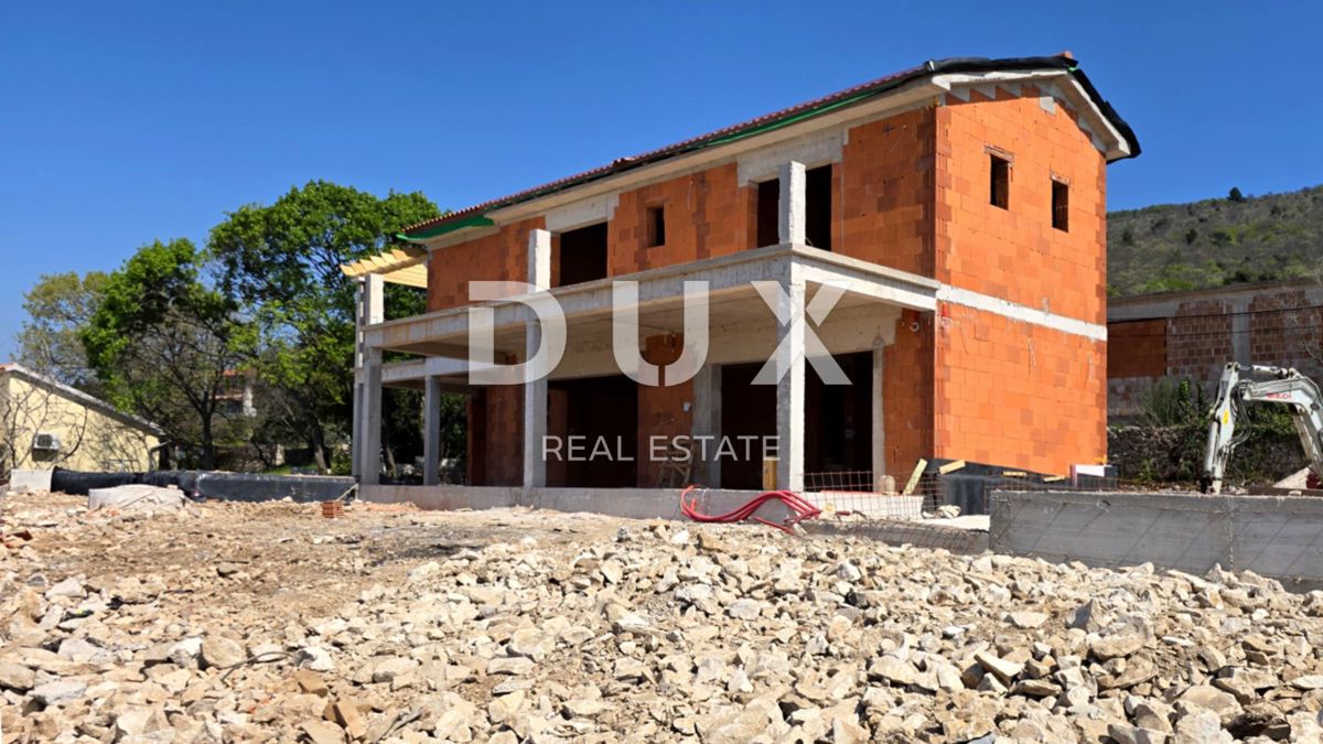 ISTRIA, RABAC - Casa mediterranea con piscina e vista panoramica sul mare