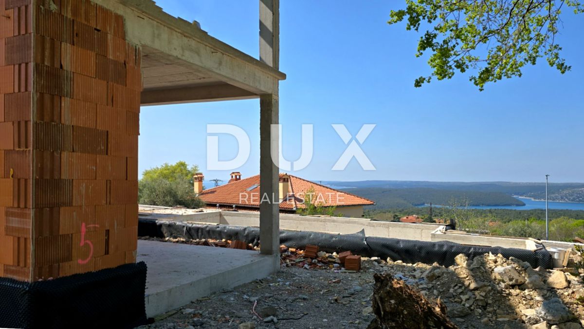 ISTRIA, RABAC - Casa mediterranea con piscina e vista panoramica sul mare