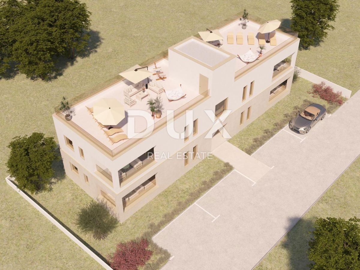 ZADAR, PRIVLAKA - Moderno appartamento con giardino! Nuova costruzione! S2