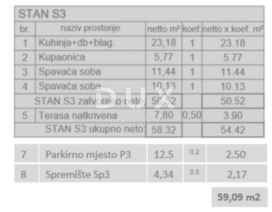 ISTRIA, POLA - Appartamento 59,09 m2 vicino al mare!