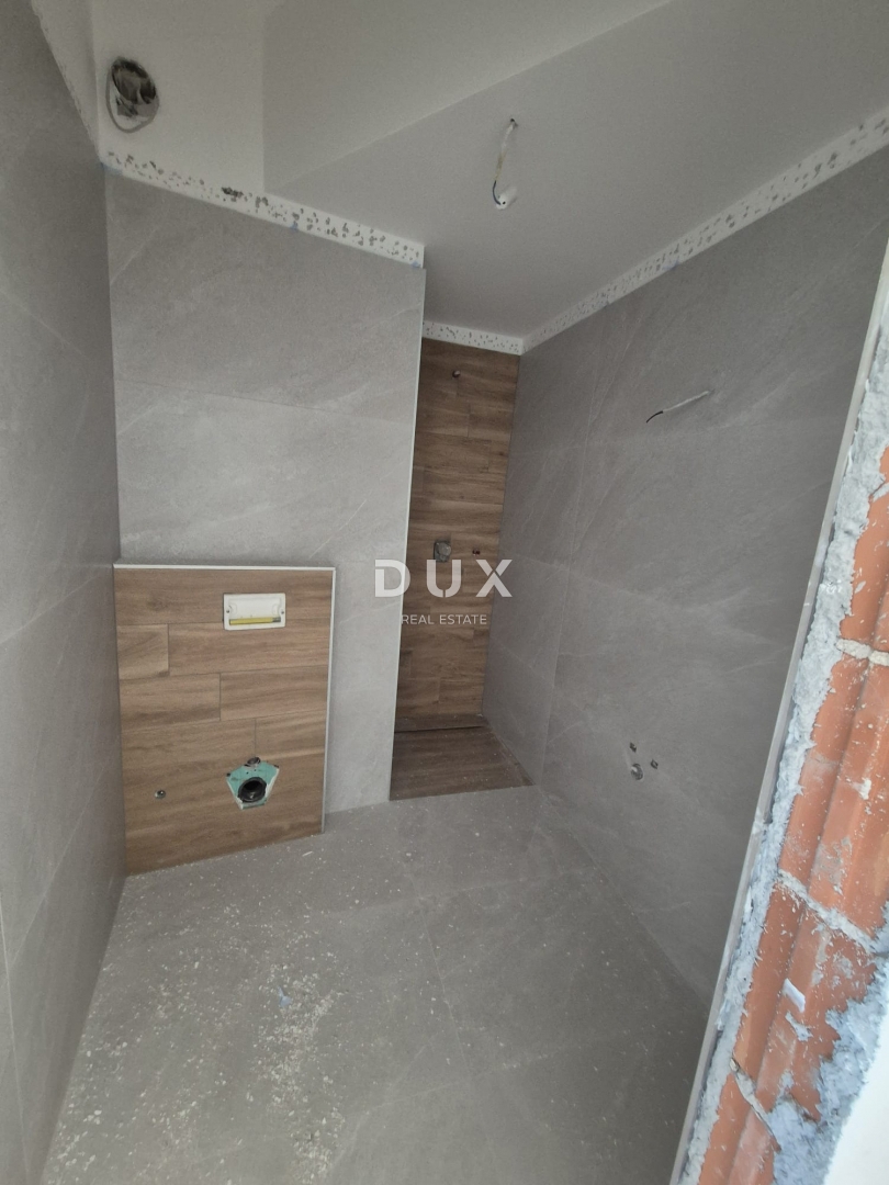 ISTRIA, MEDULIN - Appartamento in un nuovo edificio 2 camere da letto + soggiorno con posto auto coperto e ripostiglio!