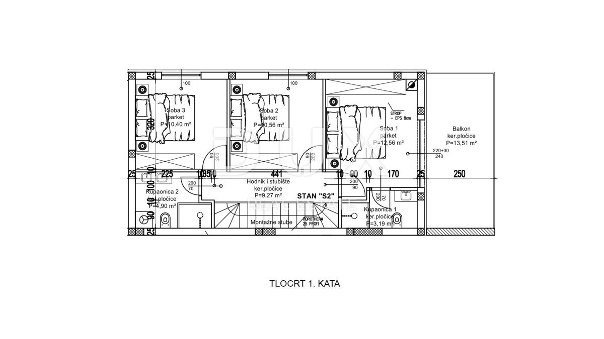 Appartamento Ika, Opatija - Okolica, 127m2