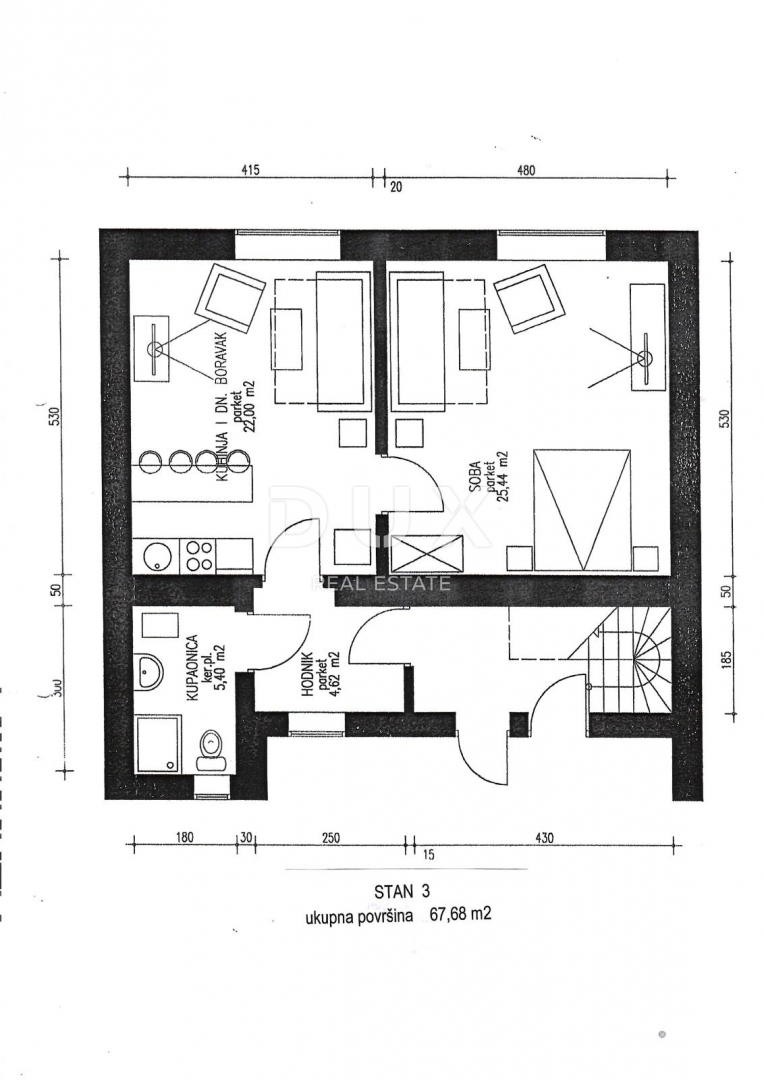 ZAGABRIA, CENTRO - appartamento duplex con tre appartamenti e ottimo reddito!