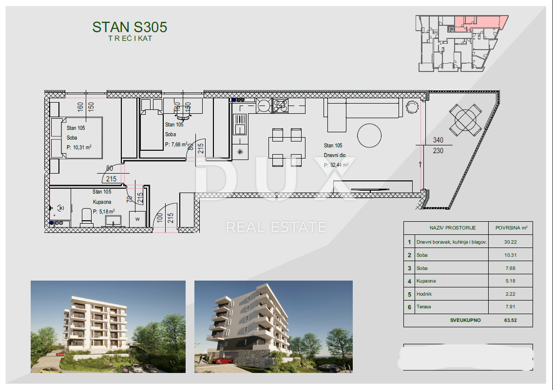 Appartamento Zamet, Rijeka, 100m2