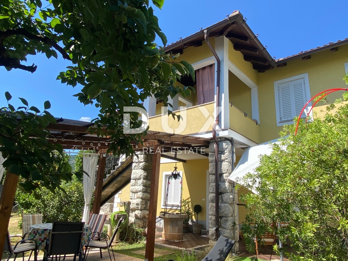 OPATIJA, IČIĆI – una bellissima villa con un ricco giardino e vista mare, garage e vicinanza al mare