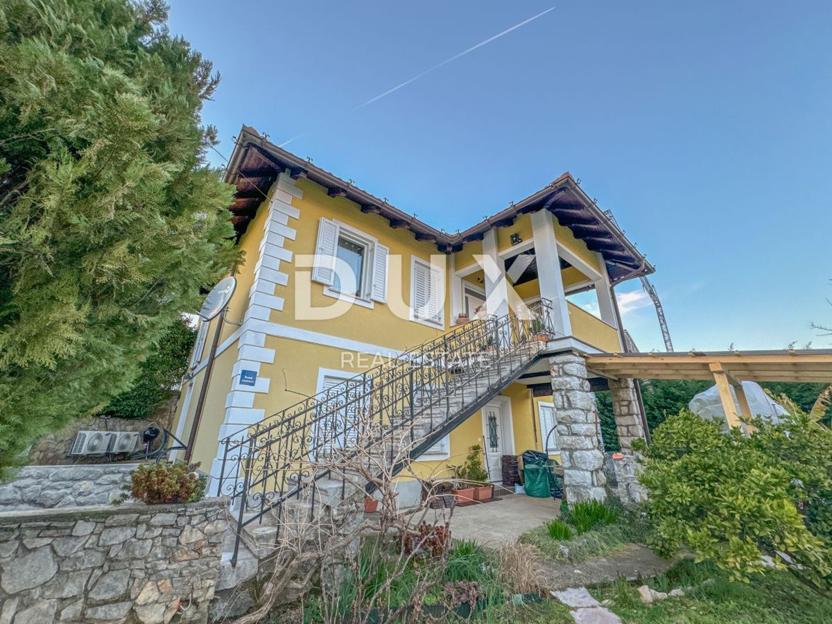 OPATIJA, IČIĆI – una bellissima villa con un ricco giardino e vista mare, garage e vicinanza al mare