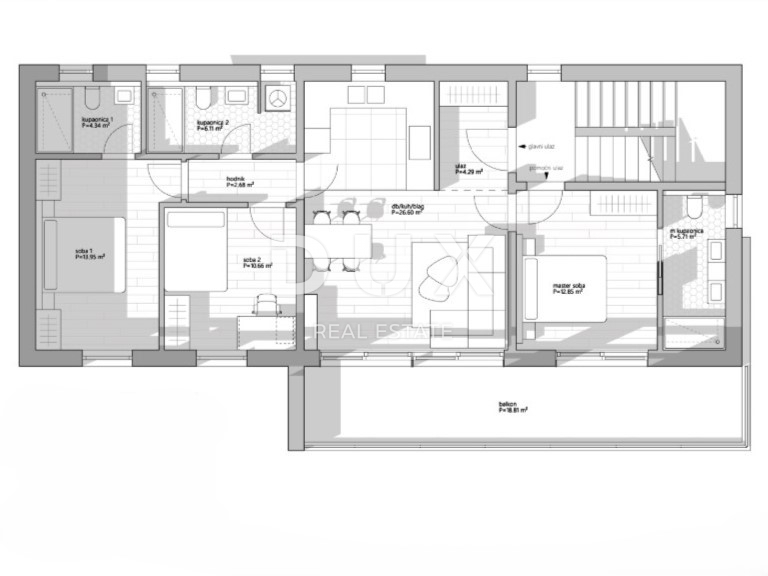 Appartamento Ika, Opatija - Okolica, 92m2