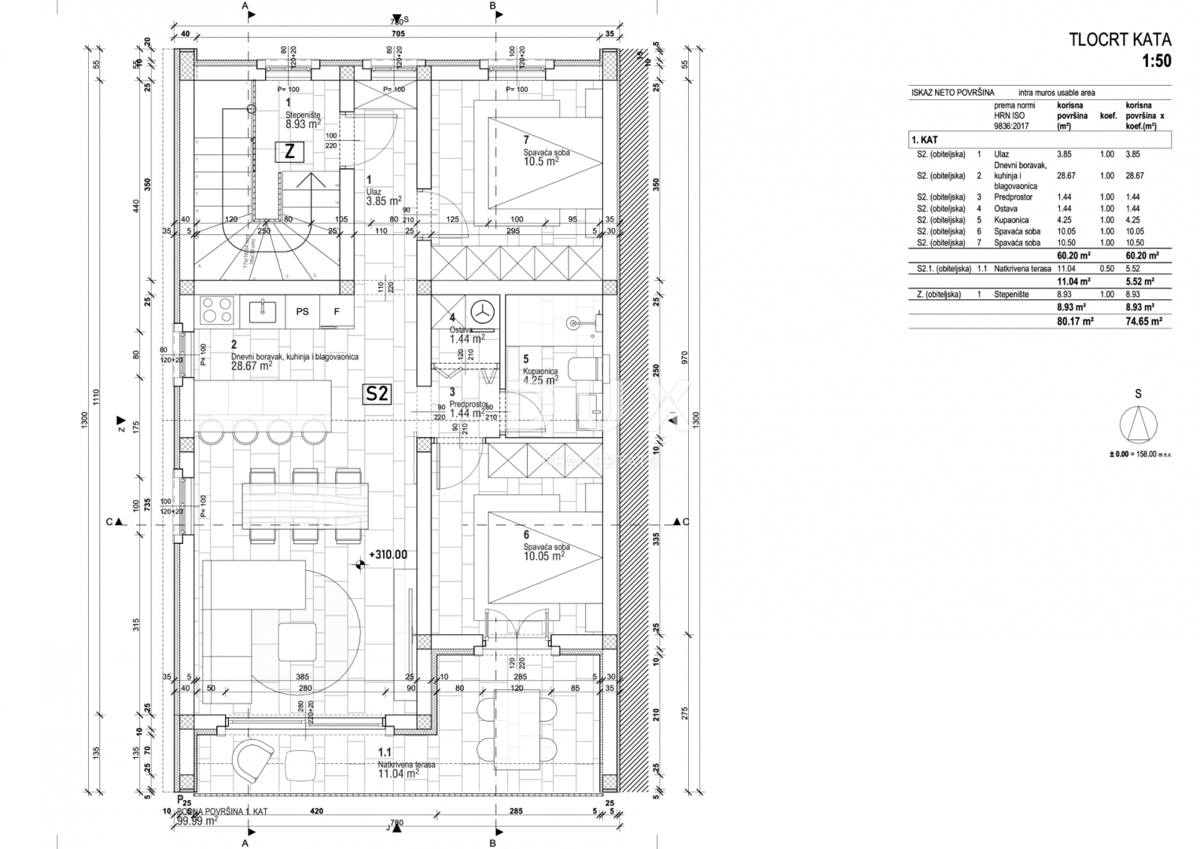 ISTRIA, ROVIGNO - Appartamento con due camere da letto in un nuovo edificio