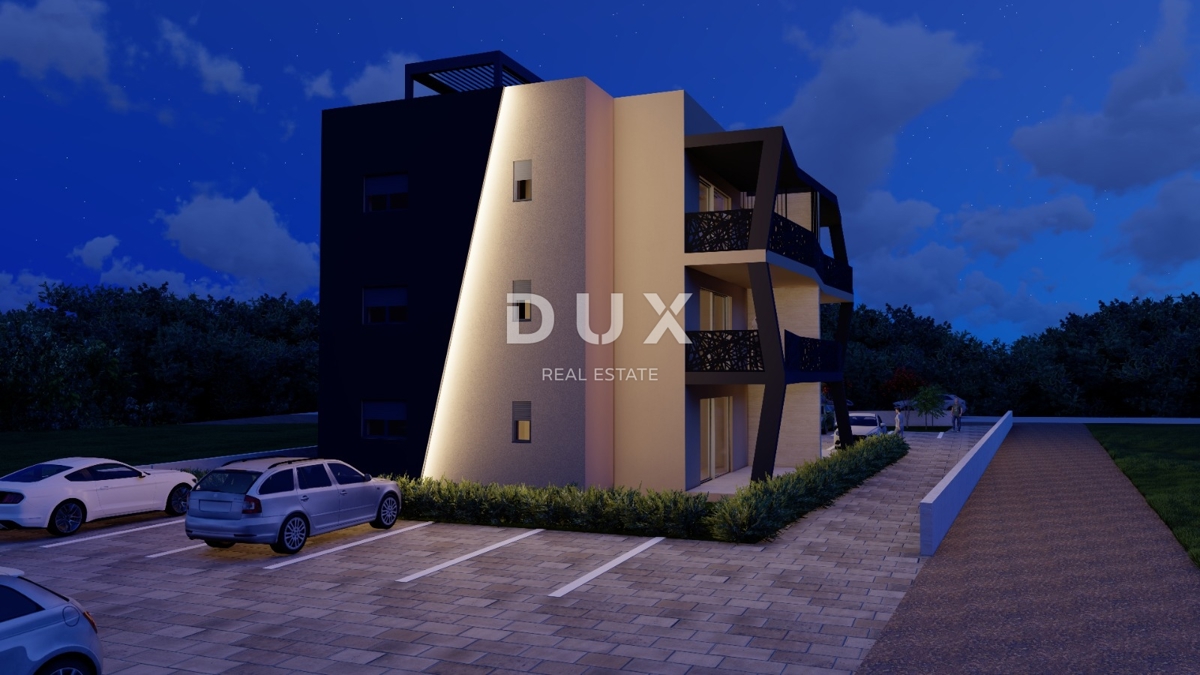 ZADAR, SUKOŠAN - Nuova costruzione di alta qualità! Riscaldamento a pavimento, piscina riscaldata, a 120 metri dal mare...! S1