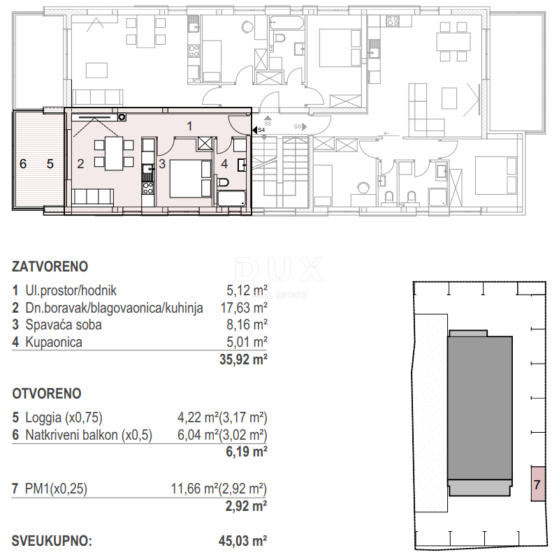 ISOLA DI PAG, MANDRE - Moderno edificio nuovo con vista mare a 80 metri dalla spiaggia! S4