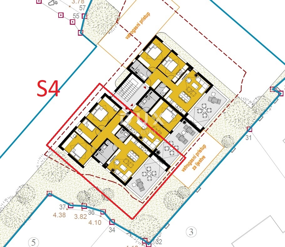 ŠIBENIK, SRIMA - Appartamento di lusso in un nuovo edificio a soli 300 m dal mare e dalla spiaggia