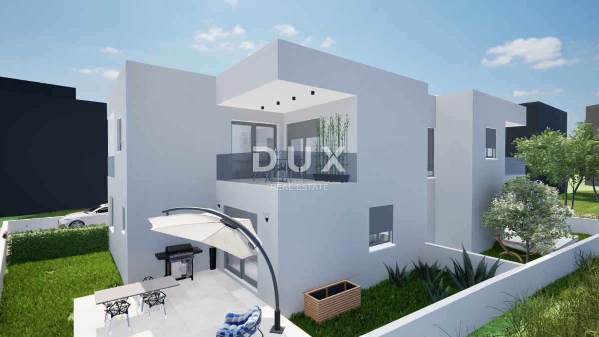 ŠIBENIK, SRIMA - Moderno appartamento con due camere da letto, terrazza coperta e vista mare, a 70 m dalla spiaggia, in un nuovo edificio con ascensore