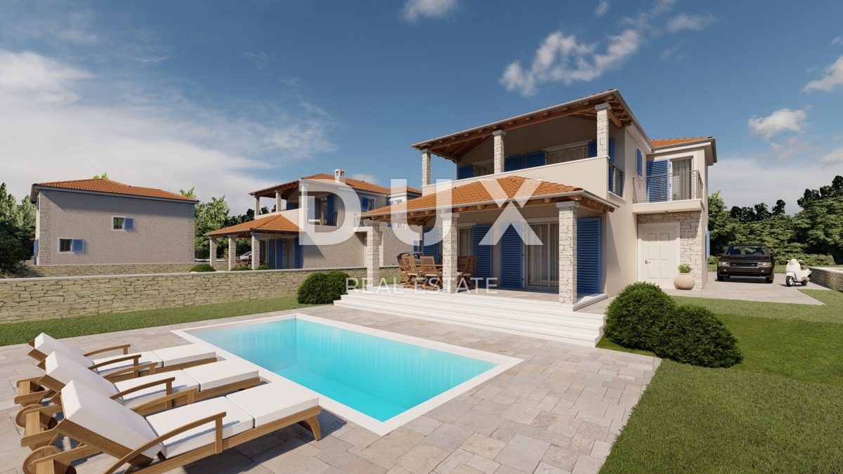 ISTRIA, LIŽNJAN - Bellissima villa in costruzione! OCCASIONE!