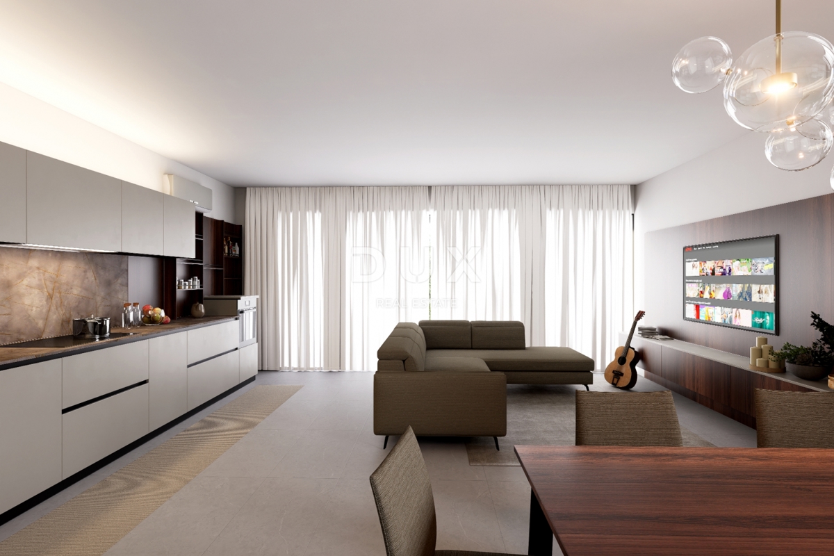 ISTRIA, NOVIGRAD - Appartamento con giardino in un lussuoso edificio di nuova costruzione