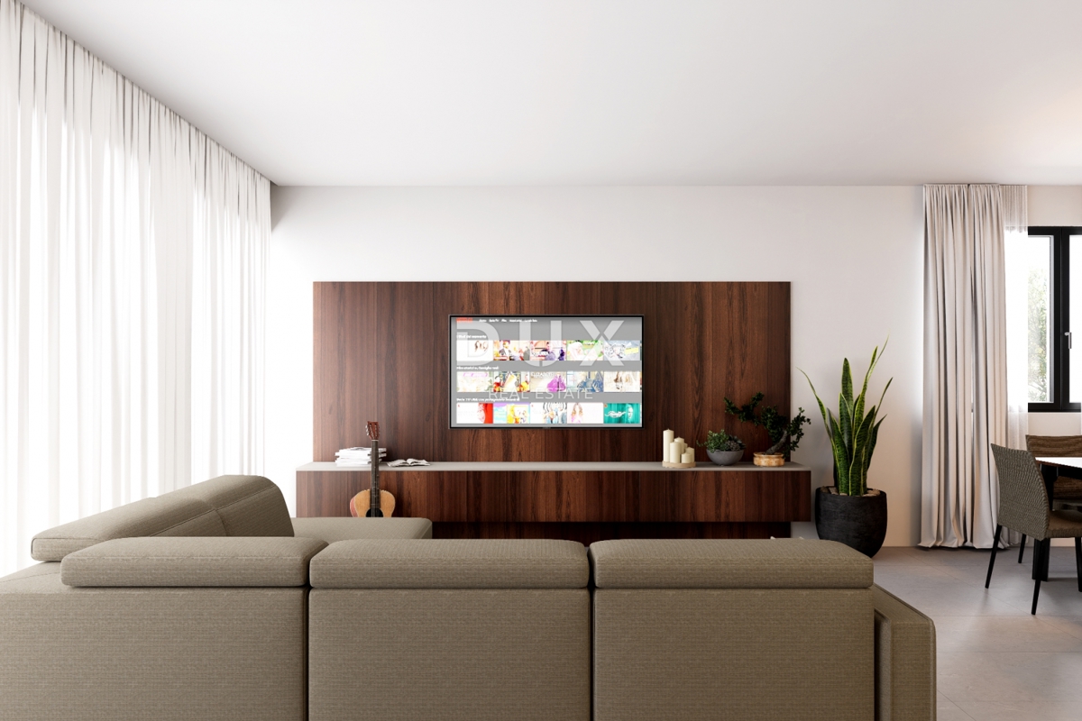 ISTRIA, NOVIGRAD - Appartamento con giardino in un lussuoso edificio di nuova costruzione