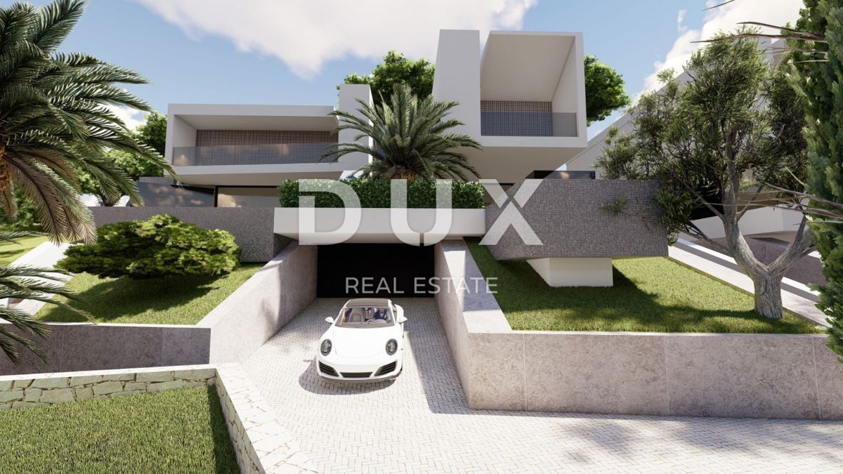 ABBAZIA, BREGI - terreno 875m2 CON PERMESSO DI LOCAZIONE!! per una villa esclusiva con piscina e vista panoramica sul mare