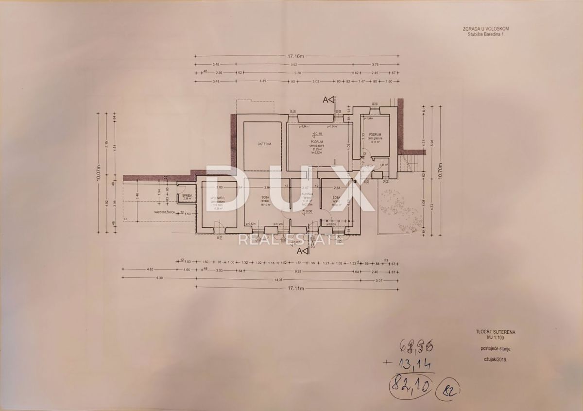 Appartamento Volosko, Opatija, 82m2