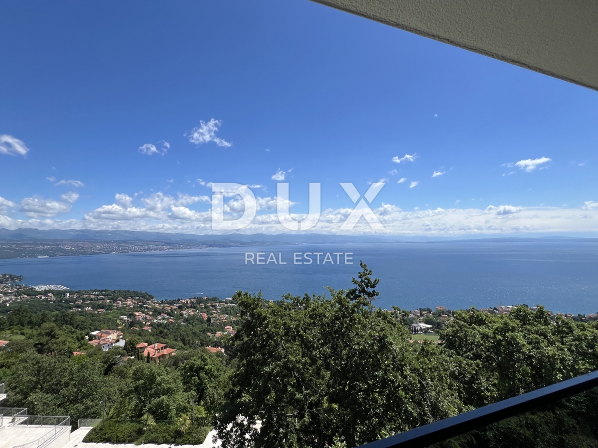 OPATIJA, LOVRAN – appartamento esclusivo con vista panoramica e piscina