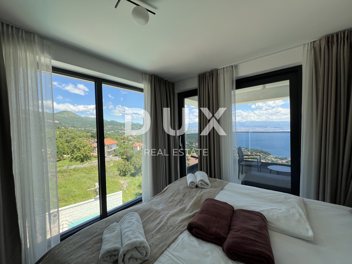 OPATIJA, LOVRAN – appartamento esclusivo con vista panoramica e piscina