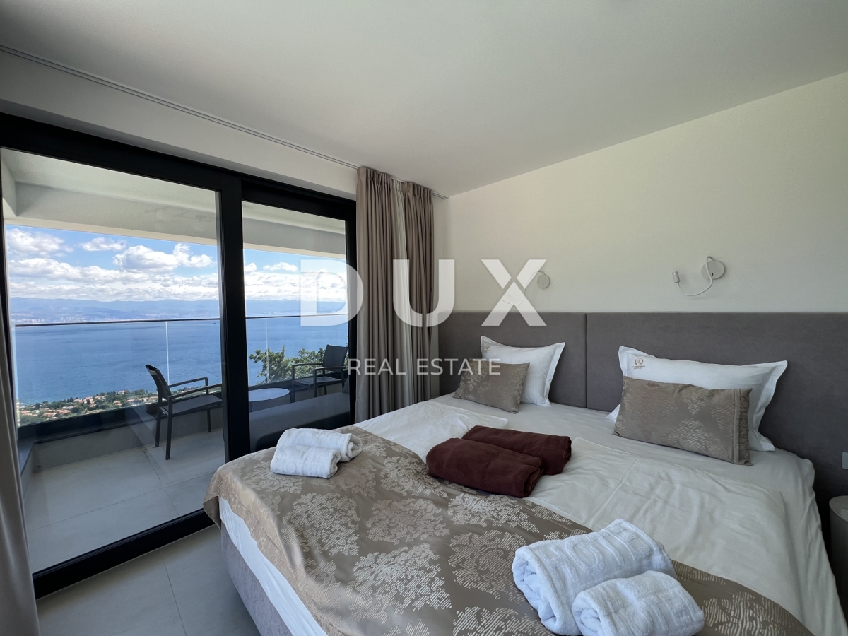 OPATIJA, LOVRAN – appartamento esclusivo con vista panoramica e piscina