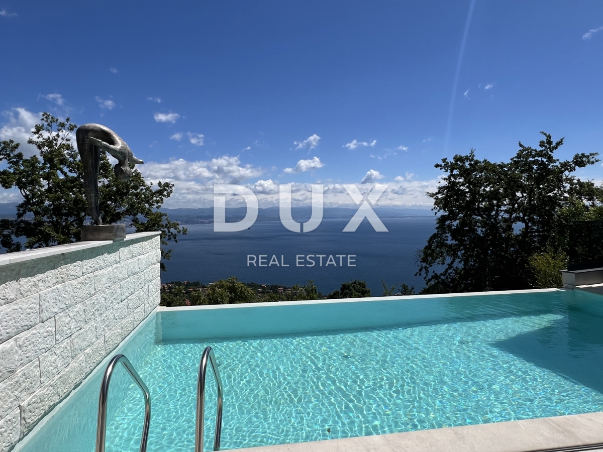 OPATIJA, LOVRAN – appartamento esclusivo con vista panoramica e piscina