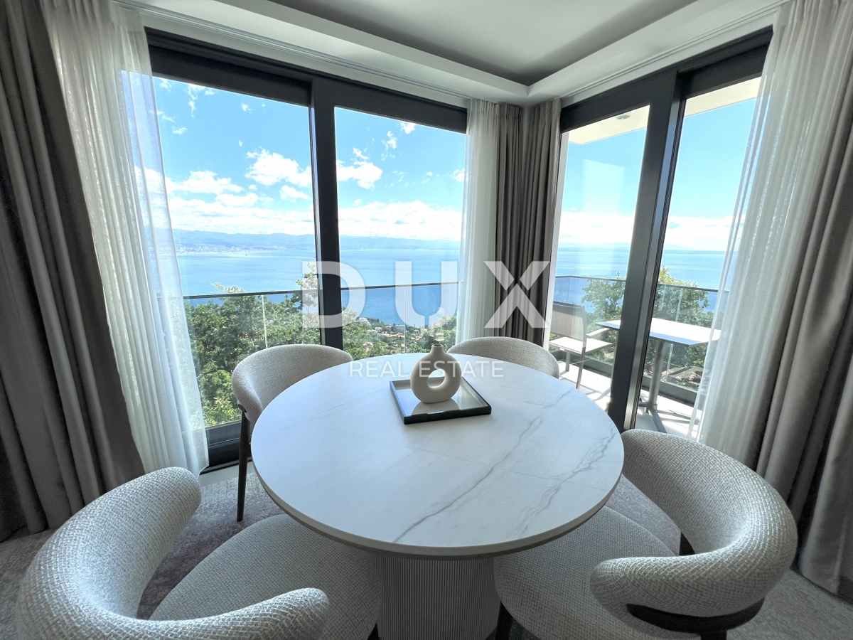 OPATIJA, LOVRAN – appartamento esclusivo con vista panoramica e piscina