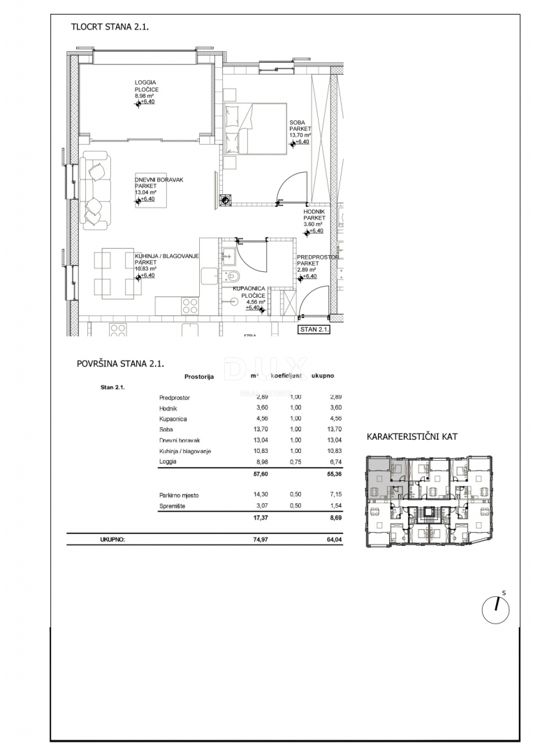 ISOLA DI CHERSO, CITTÀ DI CHERSO - splendido edificio nuovo in posizione privilegiata, proprio nel centro, a 50 metri dal mare