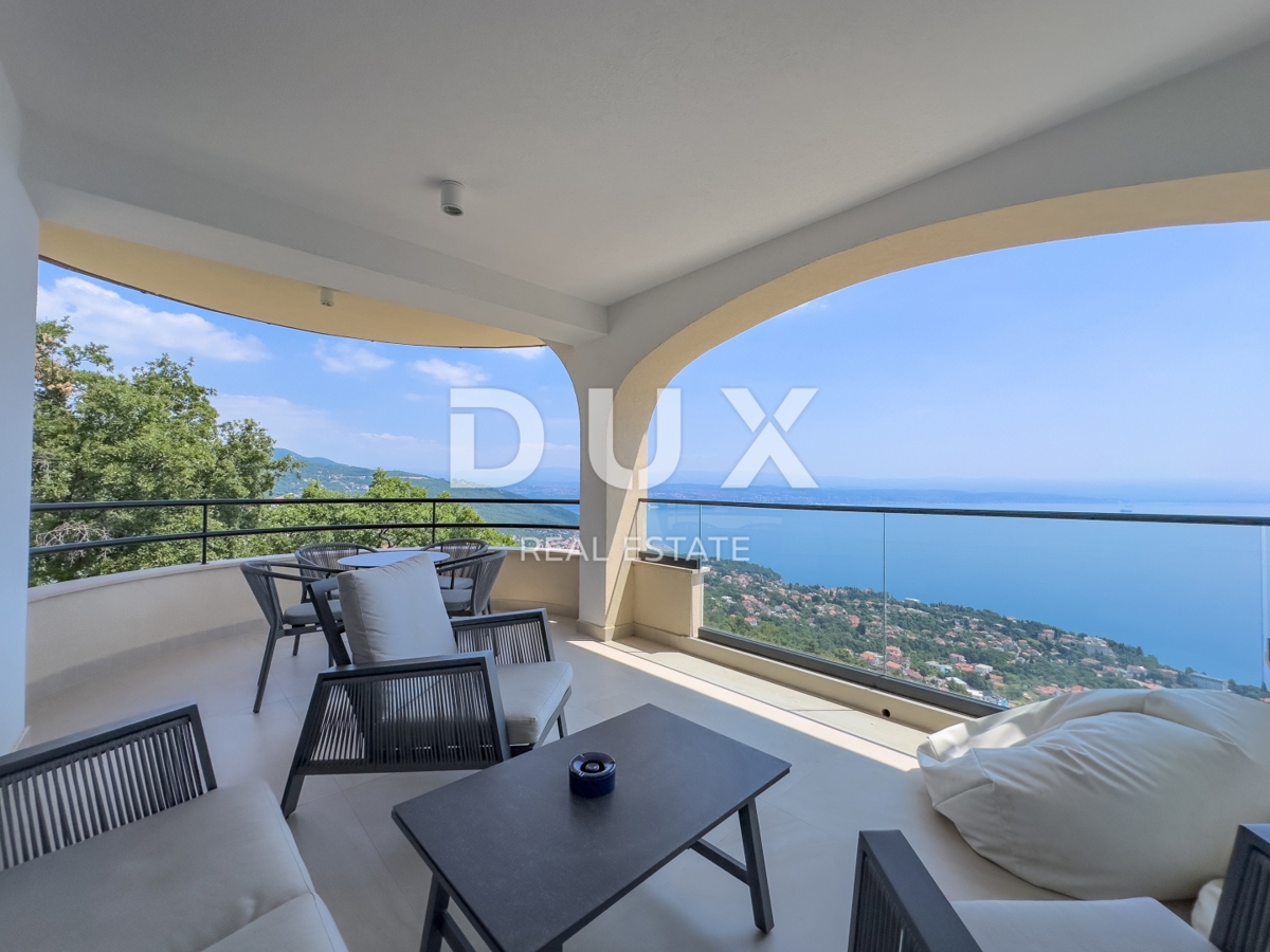 OPATIJA, LOVRAN – Appartamento esclusivo con vista panoramica e piscina