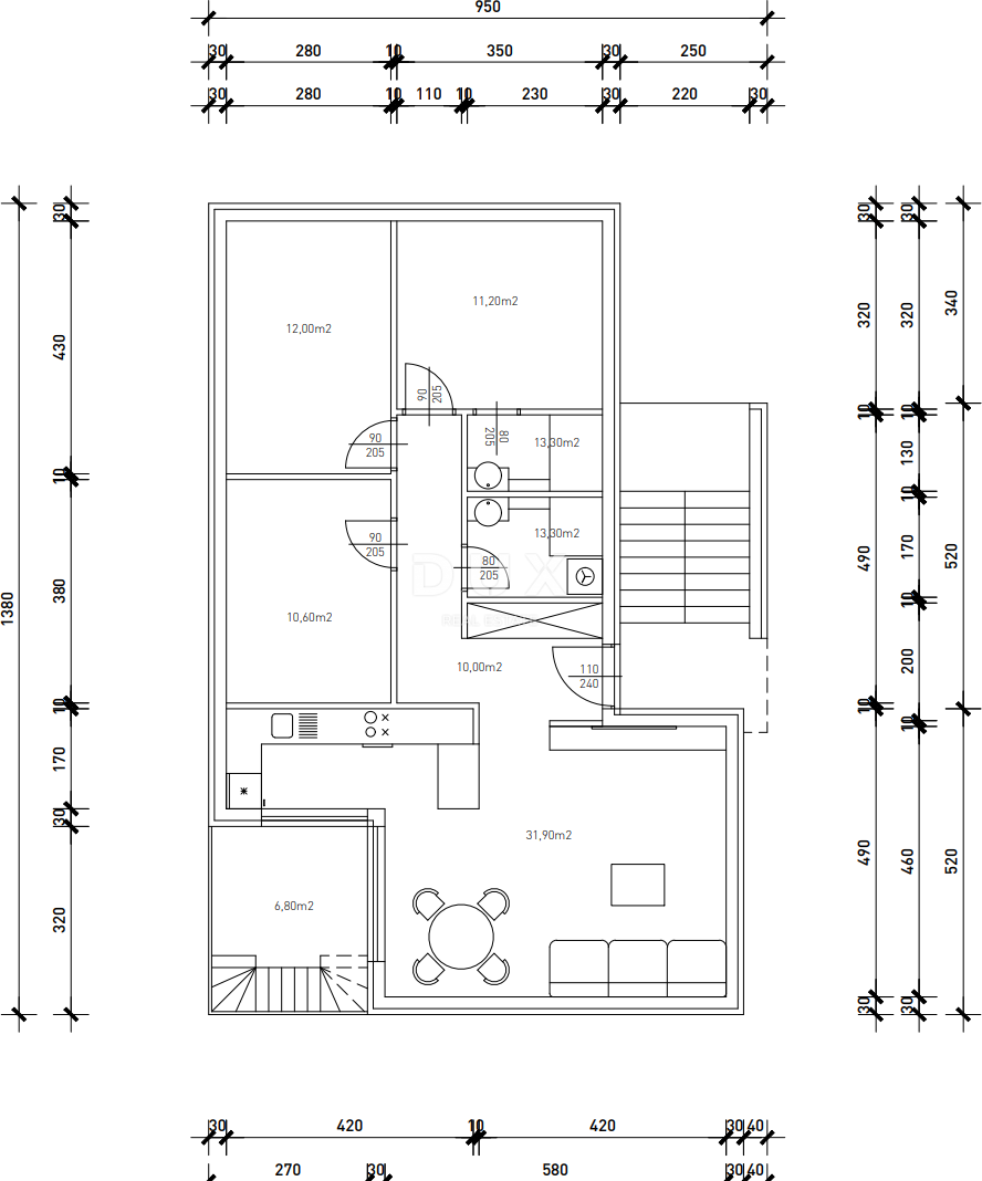 ZADAR, SINJORETOVO - Terreno edificabile con progetto preliminare
