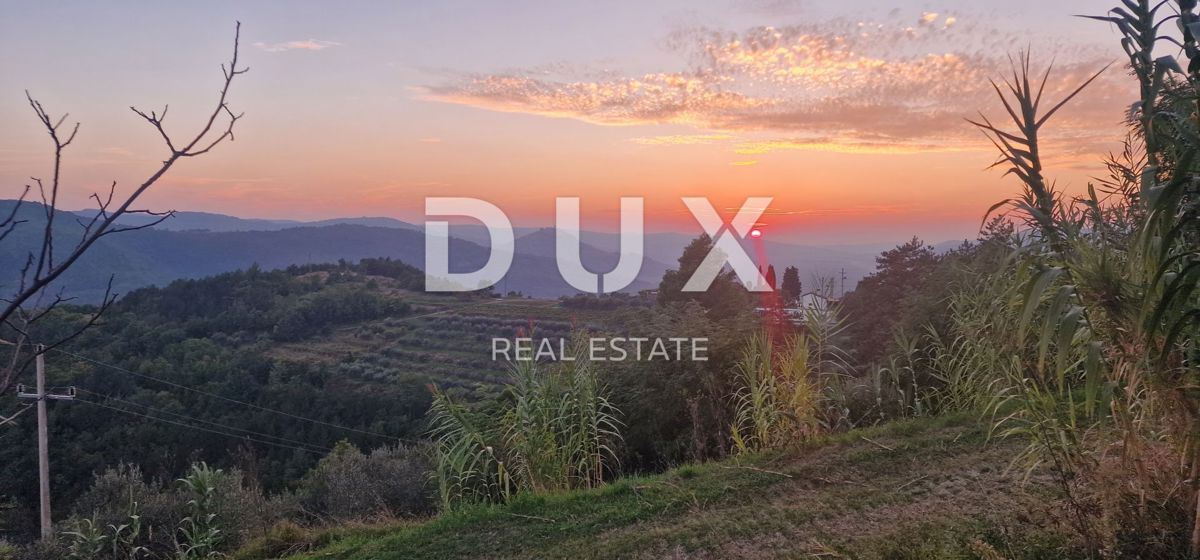 ISTRIA, MOTOVUN - Grande tenuta di 170.000 m2, la vista più bella dell'Istria - Lago Butoniga, Učka, Ćićarija, Montona e la foresta del tartufo di Montona!