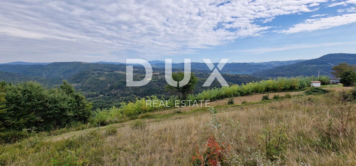 ISTRIA, MOTOVUN - Grande tenuta di 170.000 m2, la vista più bella dell'Istria - Lago Butoniga, Učka, Ćićarija, Montona e la foresta del tartufo di Montona!