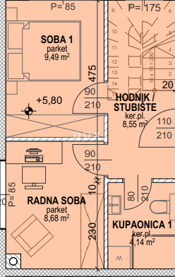 PAG, POVLJANA - OCCASIONE! Nuovo edificio a 200 metri dalla spiaggia! S7