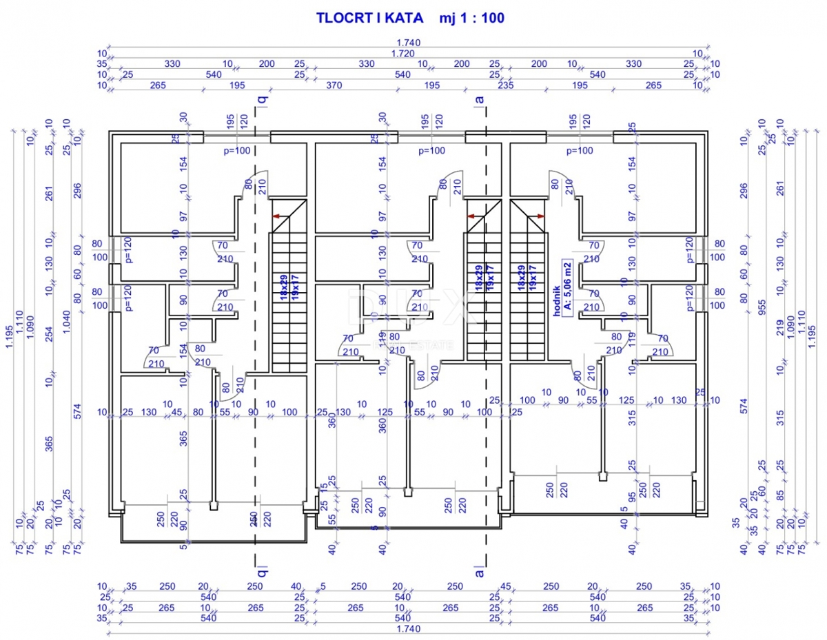 ISOLA DI RAB, BARBAT - Moderno edificio di nuova costruzione - appartamento a 200 metri dal mare con giardino e due posti auto