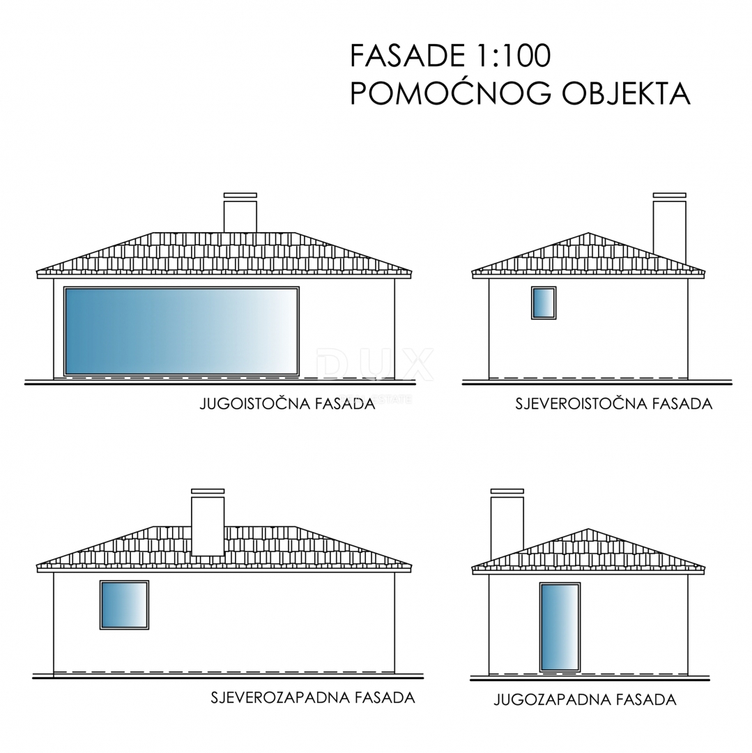 ISTRIA, ALBONA - Ampio terreno con permesso di costruire