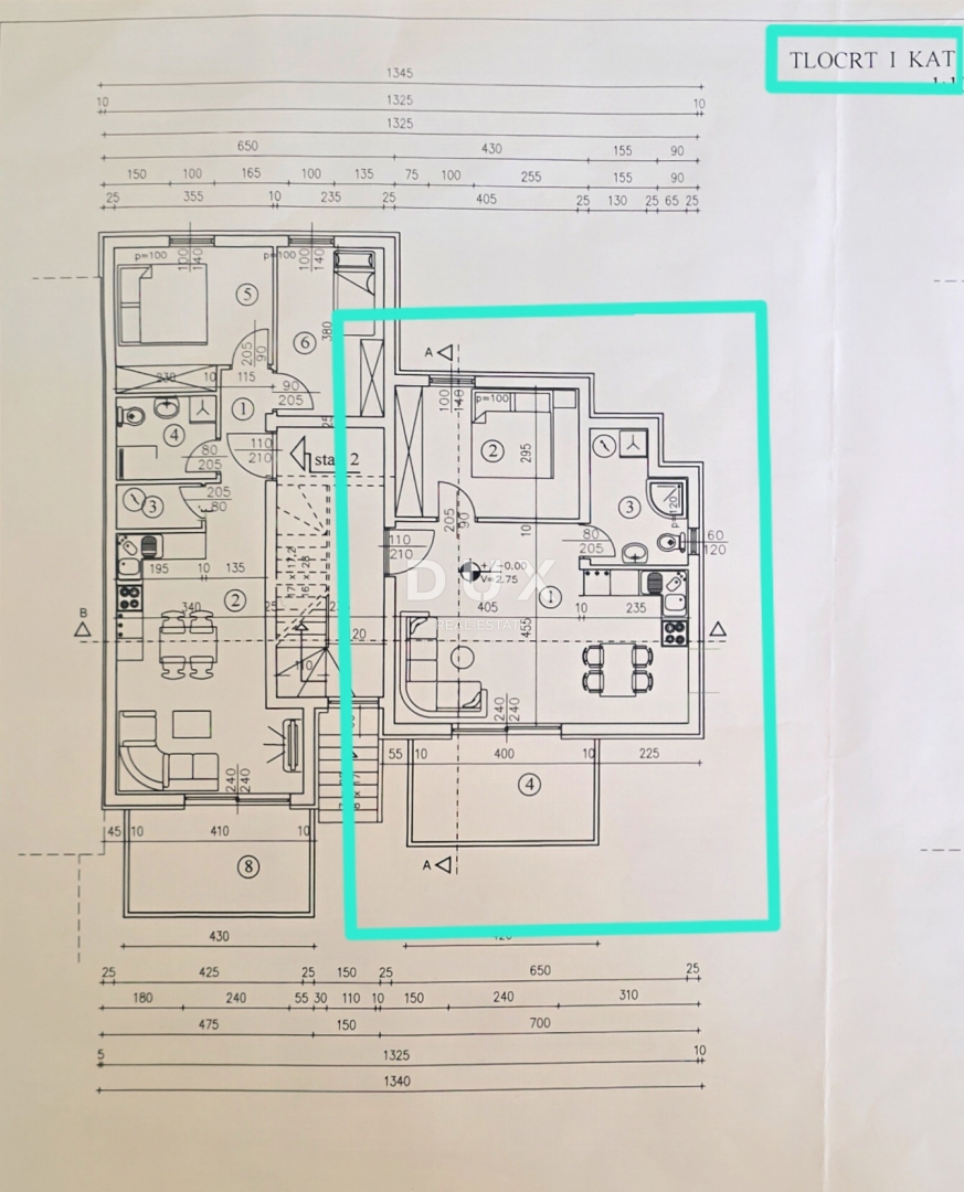 Appartamento Rujevica, Rijeka, 55m2