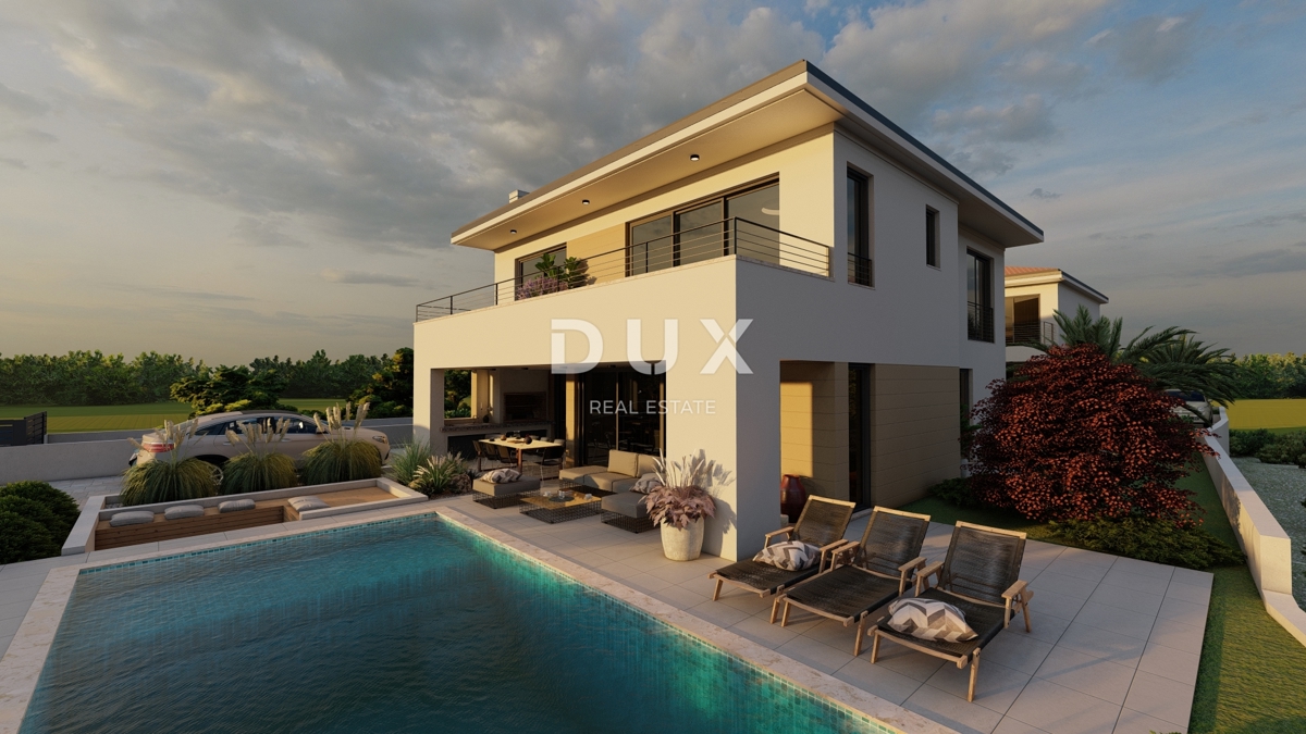 ISOLA DI KRK, MALINSKA (dintorni) - Terreno edificabile 540 m2, con progetto e contributi versati