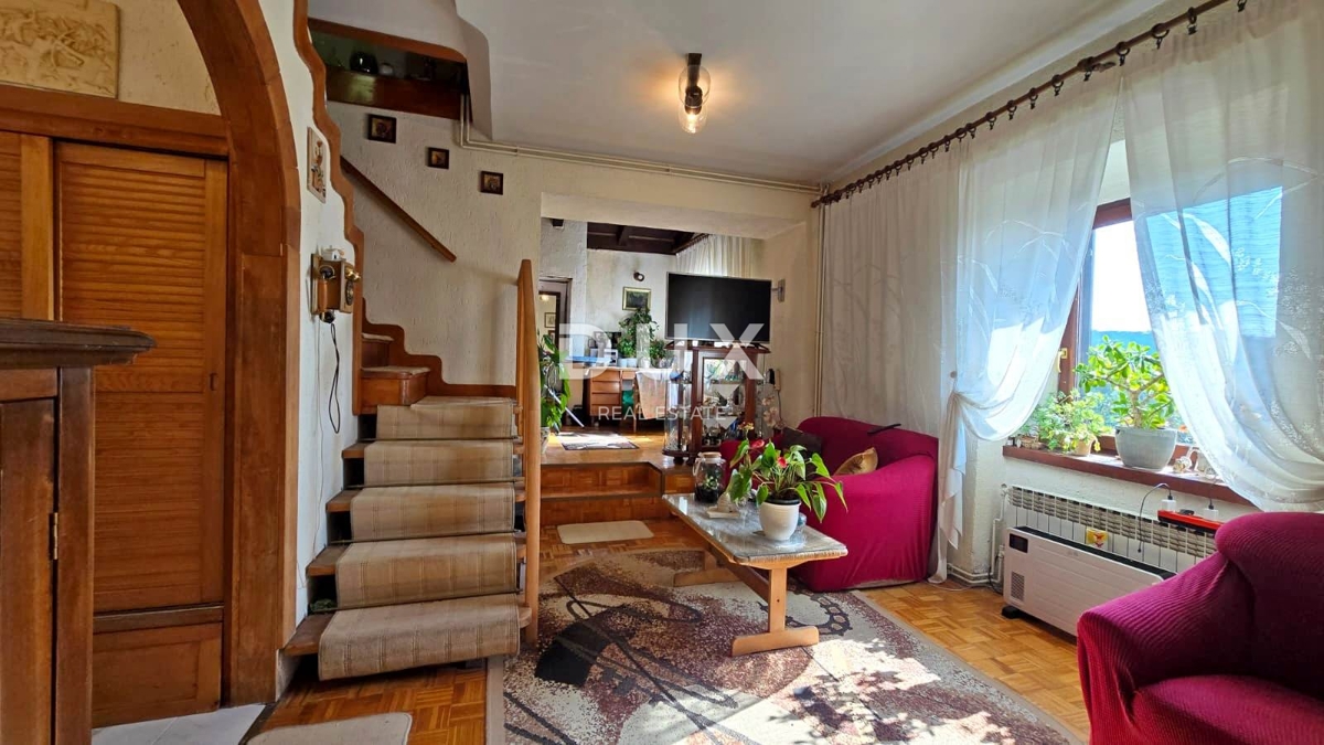 RIJEKA, SUŠAČKA DRAGA - Casa con giardino e vista, 95m²