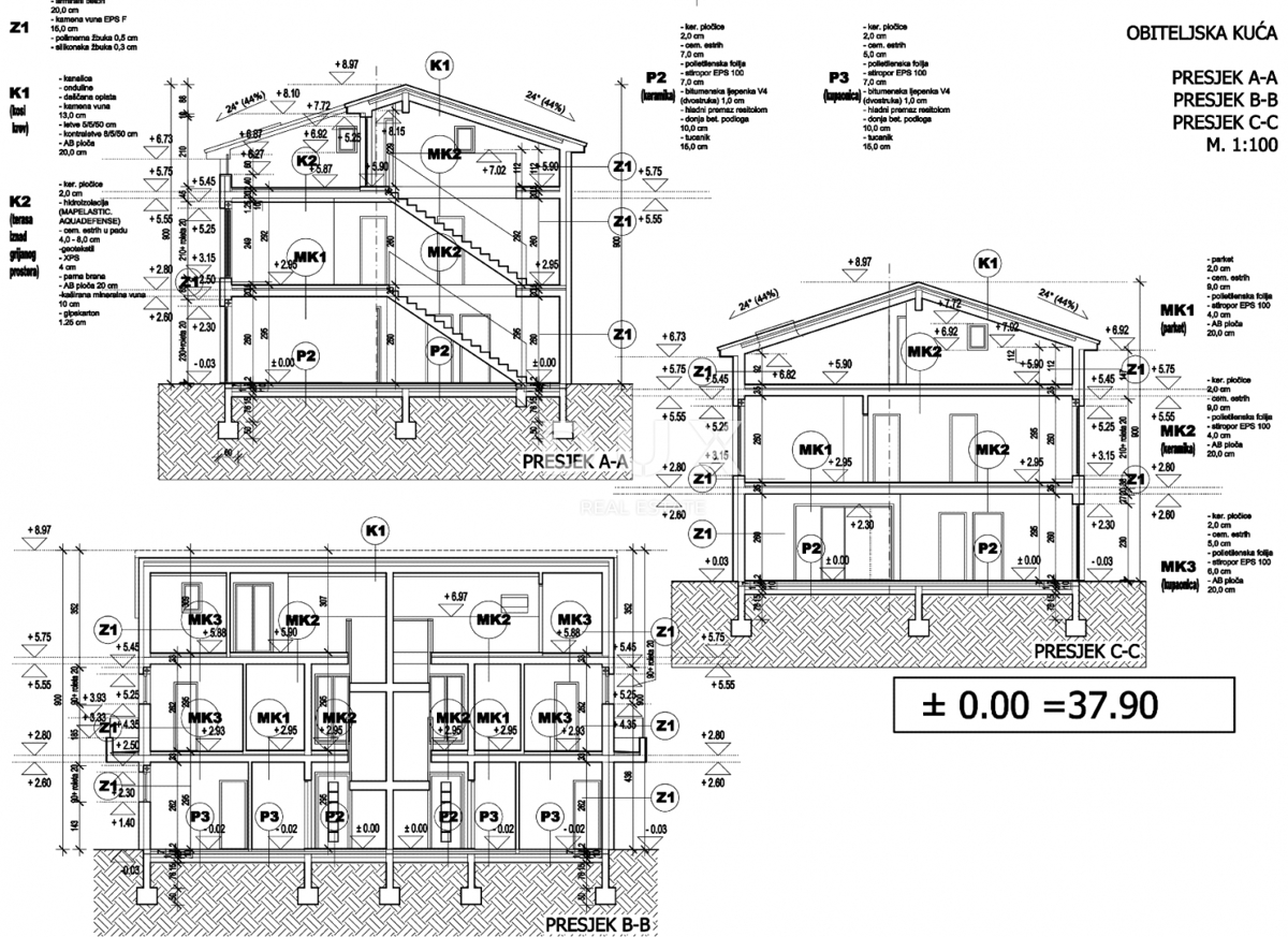 ISTRIA, POREČ - Appartamento su più piani con giardino