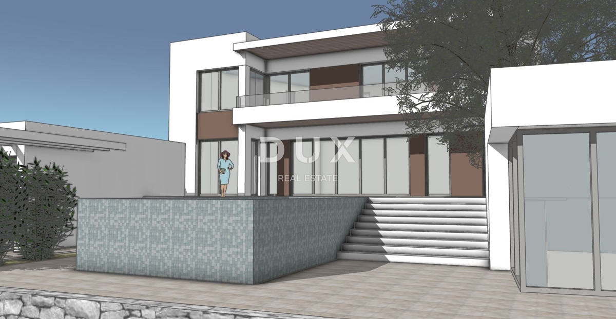 CRIKVENICA, DRAMALJ - progetto antico per una villa di lusso con vista mare