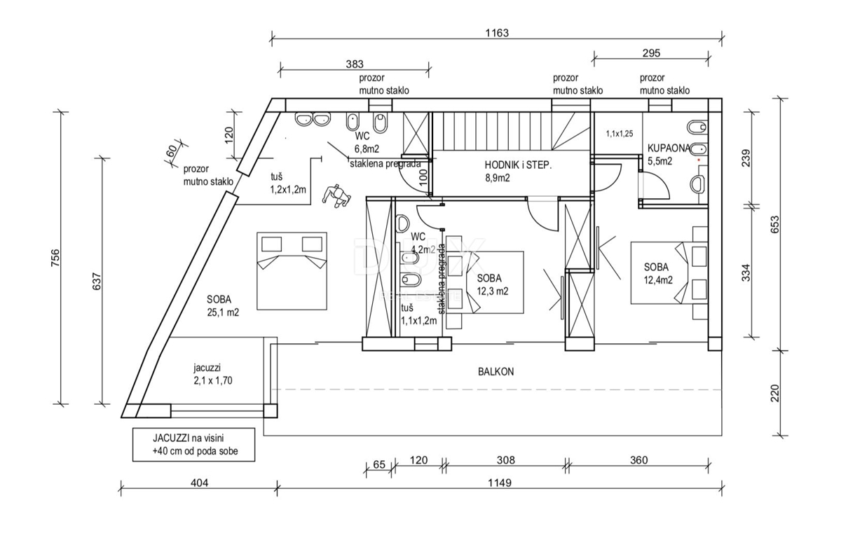 CRIKVENICA, DRAMALJ - progetto antico per una villa di lusso con vista mare