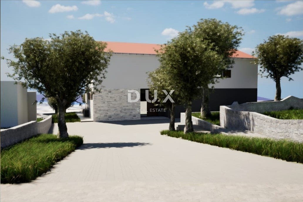 ISOLA DI PAG, LUN - OPPORTUNITÀ! Terreno con permesso di costruire per una villa