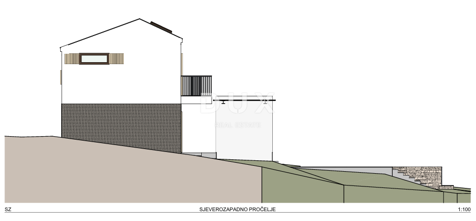 ISOLA DI PAG, LUN - OPPORTUNITÀ! Terreno con permesso di costruire per una villa