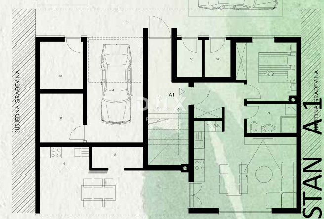 ISTRIA, POLA - Appartamento in un edificio nuovo, posizione eccellente