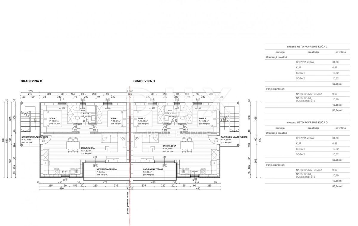 ISOLA DI KRK, ČIŽIĆI - Appartamenti moderni in un nuovo edificio