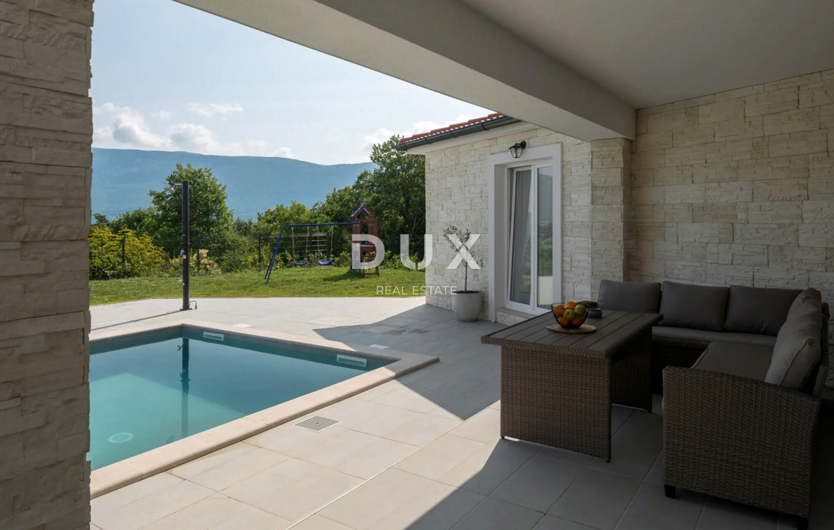 ISTRIA, LABIN - Casa mediterranea con piscina