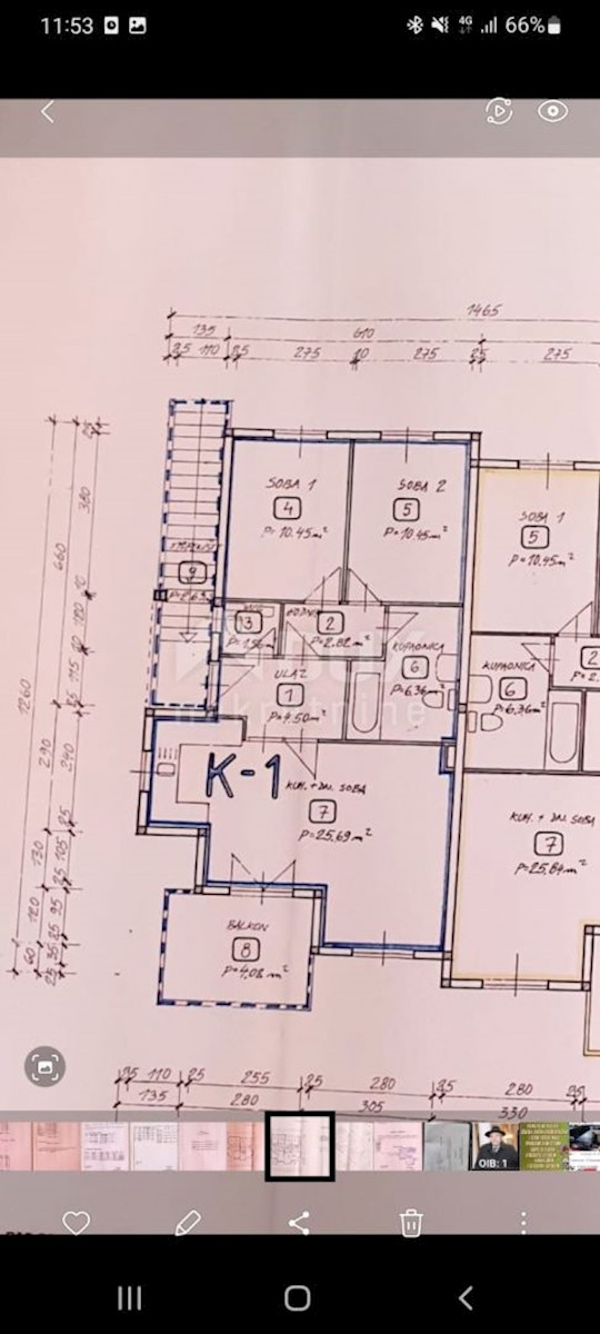 PAKOŠTANE - appartamento con due camere da letto al primo piano