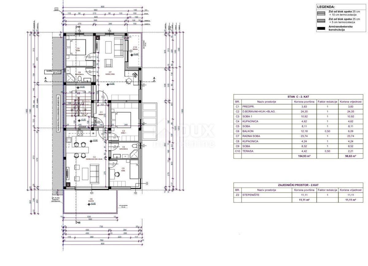 Appartamento Medulin, 104,93m2