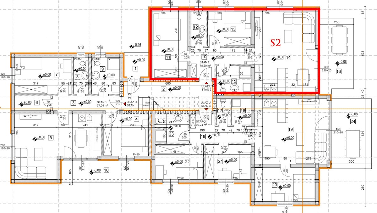 ZADAR, PRIVLAKA - Appartamento moderno, nuova costruzione