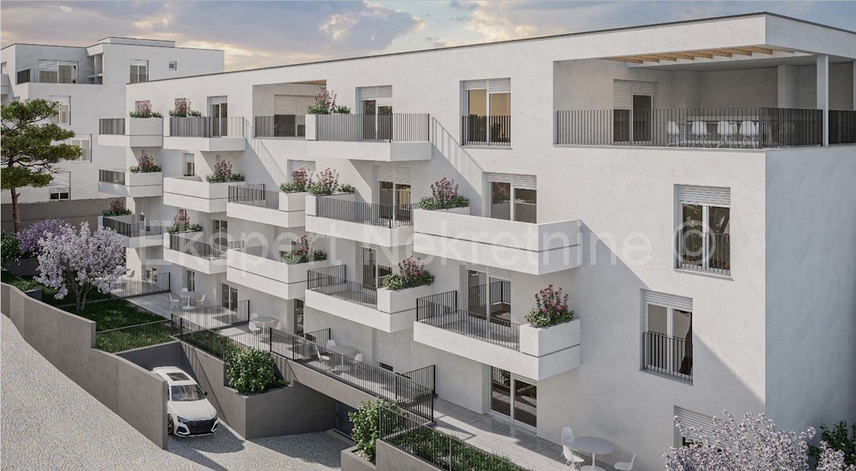 Čiovo, Okrug.G., appartamento di 2 locali 59m2, piano terra, vista mare, nuova costruzione